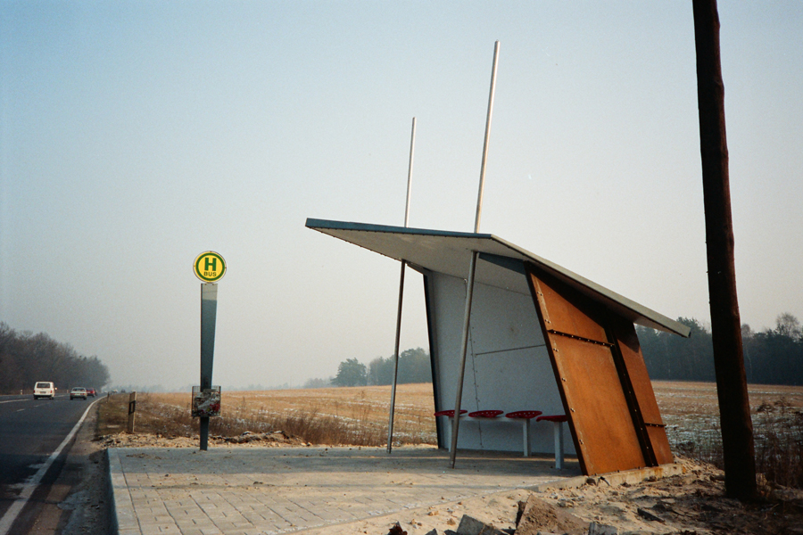 Haltestellen vis a vis, Potsdamer Straße, Stahnsdorf