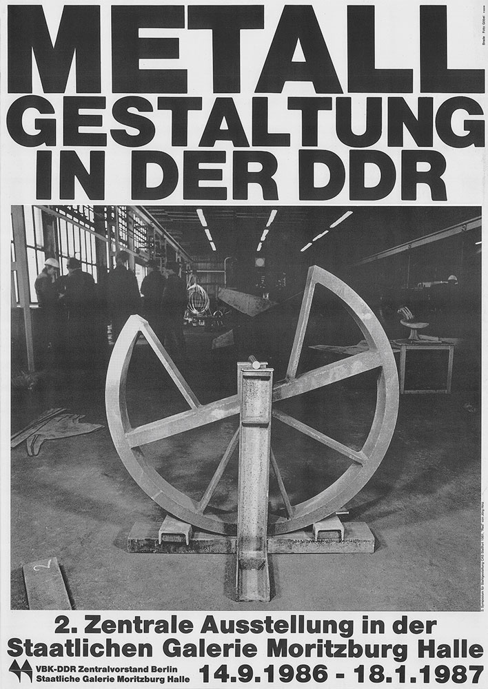 1986/87 | Metallgestaltung in der DDR, 2. Zentrale Ausstellung | Staatliche Galerie Moritzburg, Halle (Saale) | Archiv Christian Roehl, Potsdam