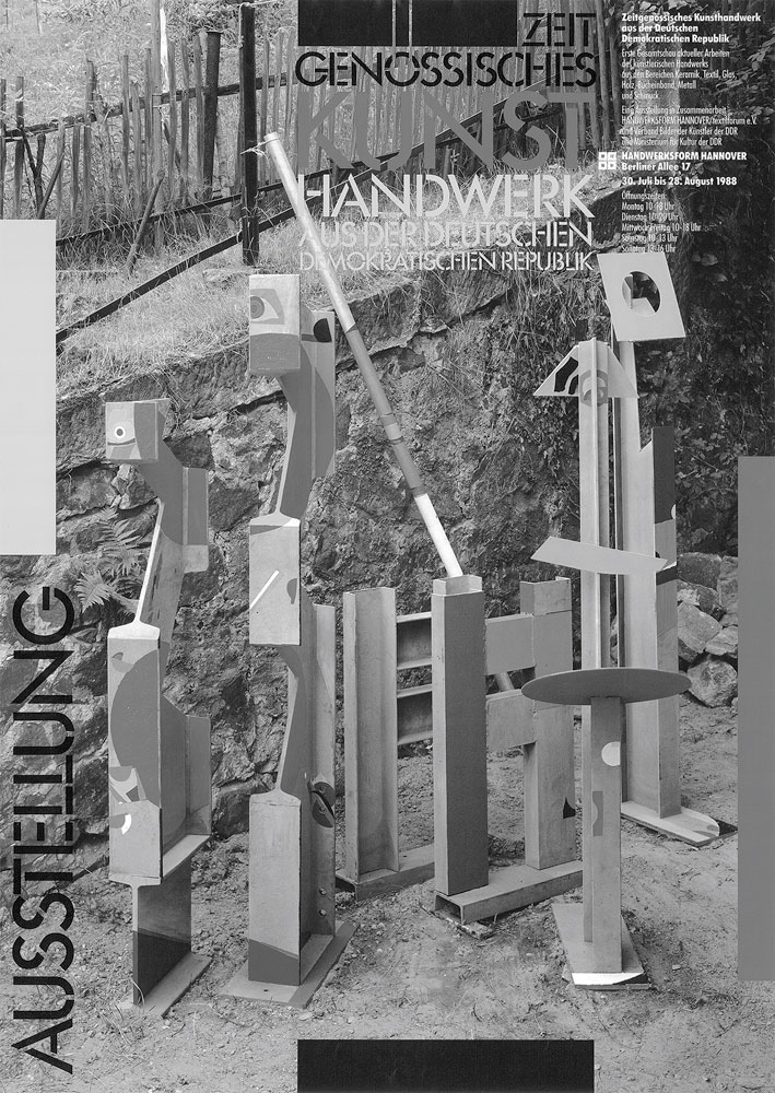 1988 | Zeitgenössisches Kunsthandwerk aus der Deutschen Demokratischen Republik | Handwerksform, Hannover | Archiv Christian Roehl, Potsdam